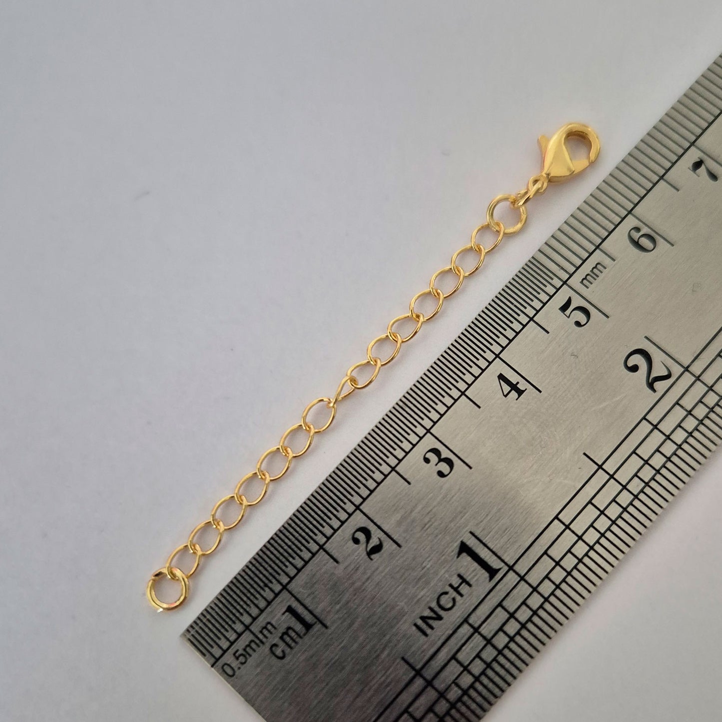 Extensor Para Alargue De Cadena Baño Oro 18 Quilates