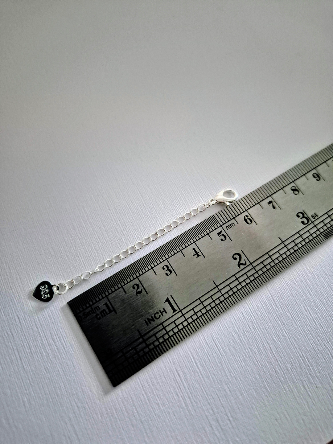 Extensor Para Alargue De Cadena Plata De Ley