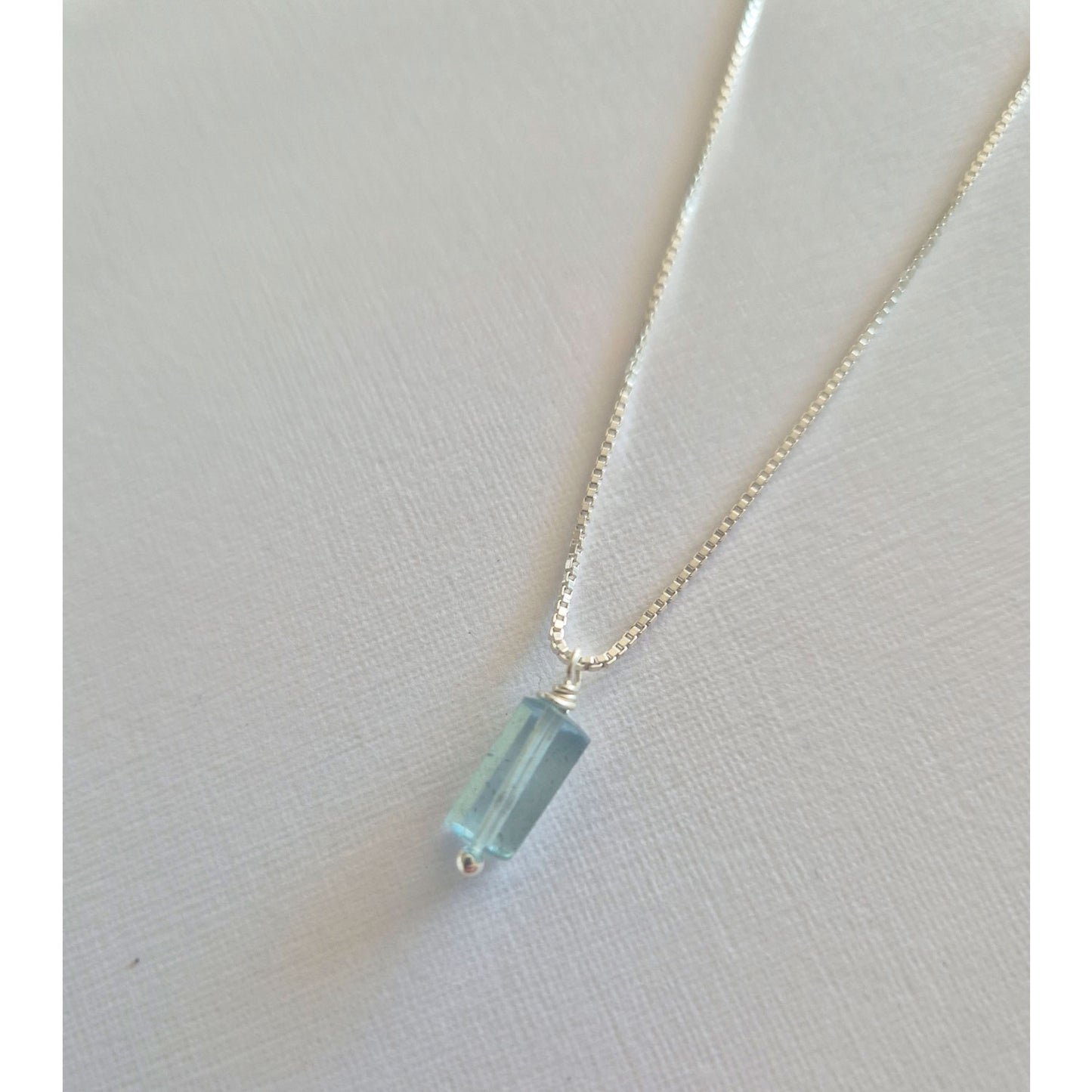 Collar  Plata 925 Con Piedra Turmalina