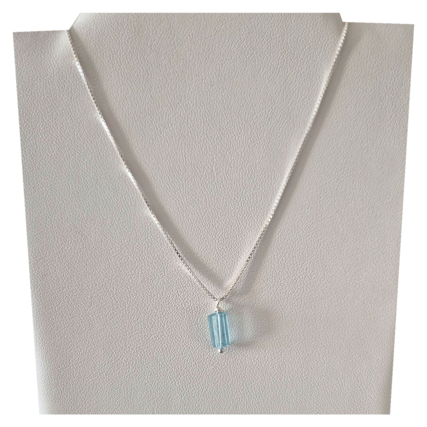 Collar  Plata 925 Con Piedra Turmalina